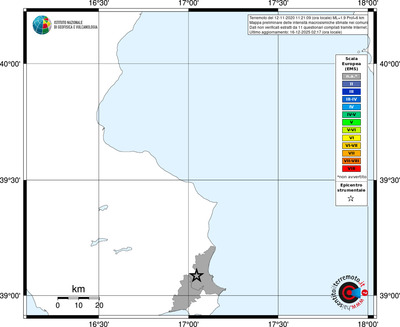 Mappa EMS - territori comuni