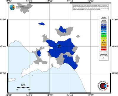 Mappa EMS - territori comuni