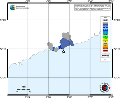 Mappa MCS - territori comuni
