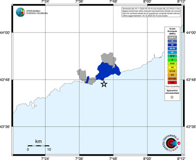 Mappa EMS - territori comuni