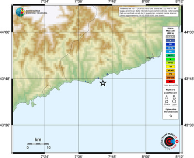 Mappa MCS - località