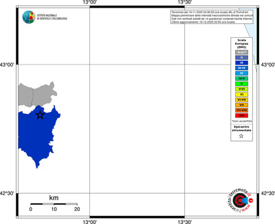 Mappa EMS - territori comuni