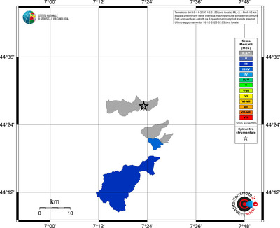Mappa MCS - territori comuni