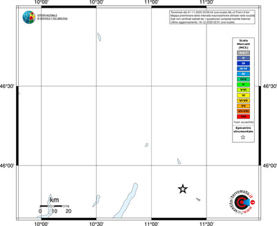 Mappa MCS - territori località