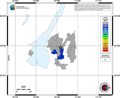 Mappa EMS - territori comuni