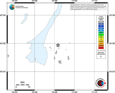 Mappa EMS - territori località