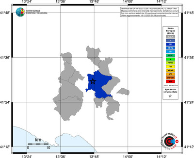 Mappa EMS - territori comuni