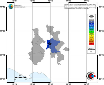 Mappa MCS - territori comuni