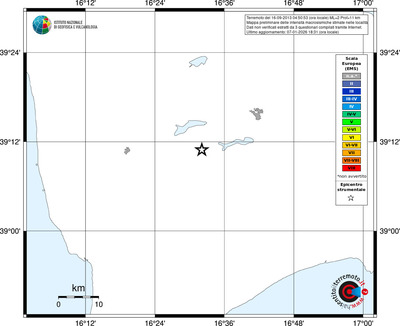 Mappa EMS - territori località