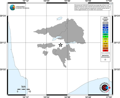 Mappa EMS - territori comuni