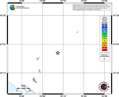 Mappa MCS - territori località
