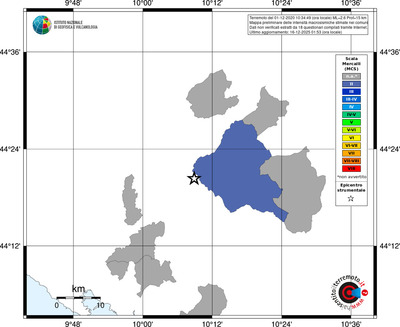Mappa MCS - territori comuni