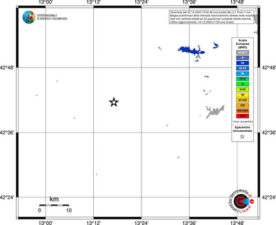 Mappa EMS - territori località