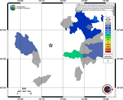 Mappa MCS - territori comuni