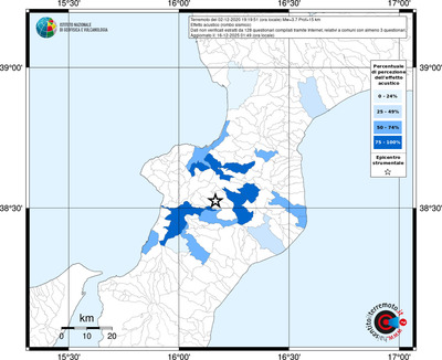 Mappa territorio comunale con almeno 3 questionari