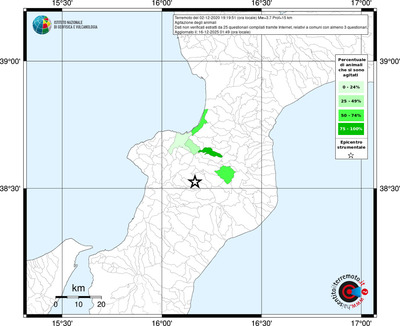 Mappa territorio comunale con almeno 3 questionari