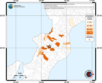 Mappa territorio comunale con almeno 3 questionari