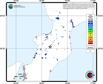 Mappa EMS - territori località