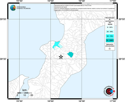 Mappa territorio comunale con almeno 3 questionari