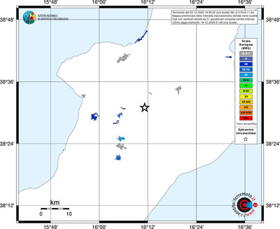 Mappa EMS - territori località