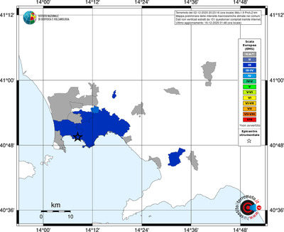 Mappa EMS - territori comuni