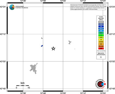 Mappa MCS - territori località