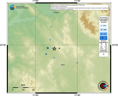 Mappa comuni con almeno 3 questionari