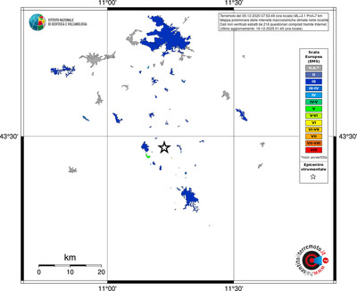 Mappa EMS - territori località