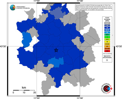 Mappa EMS - territori comuni