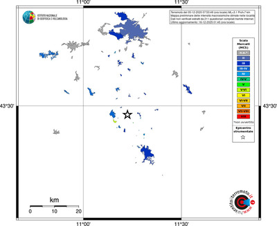 Mappa MCS - territori località