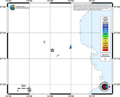 Mappa EMS - territori località