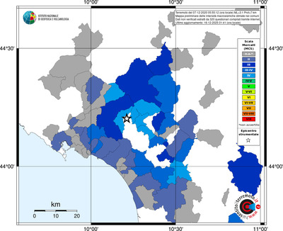 Mappa MCS - territori comuni