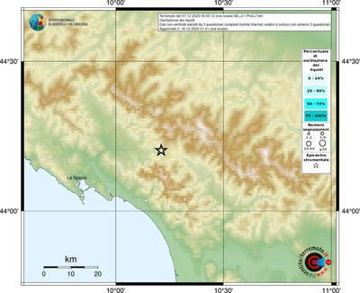 Mappa comuni con almeno 3 questionari