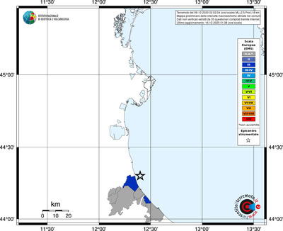 Mappa EMS - territori comuni