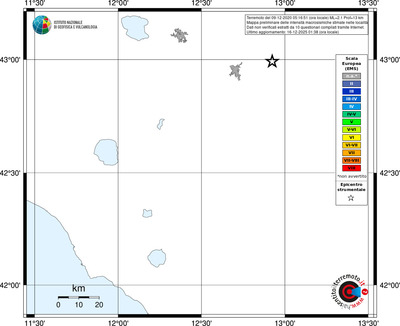 Mappa EMS - territori località