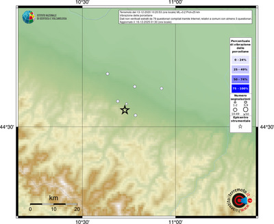 Mappa comuni con almeno 3 questionari