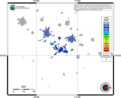 Mappa MCS - territori località