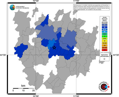 Mappa MCS - territori comuni