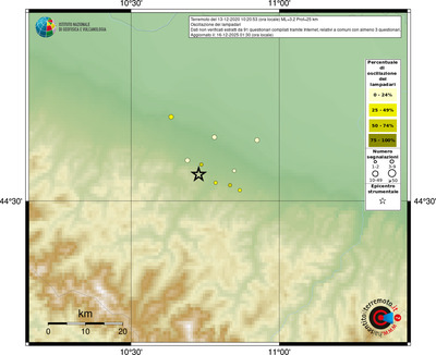 Mappa comuni con almeno 3 questionari