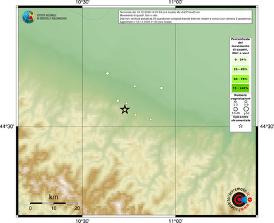 Mappa comuni con almeno 3 questionari