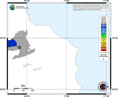Mappa MCS - territori comuni