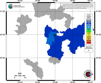 Mappa EMS - territori comuni