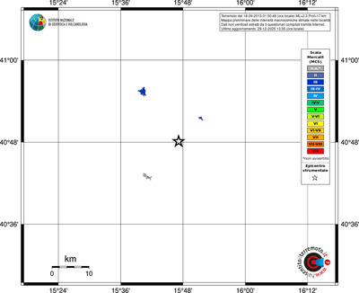 Mappa MCS - territori località