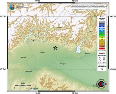 Mappa EMS - località