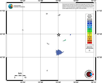 Mappa MCS - territori località