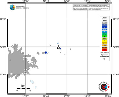 Mappa EMS - territori località