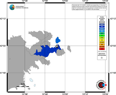 Mappa EMS - territori comuni