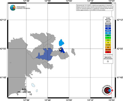 Mappa MCS - territori comuni