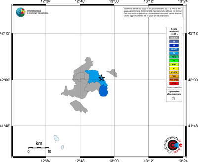 Mappa MCS - territori comuni
