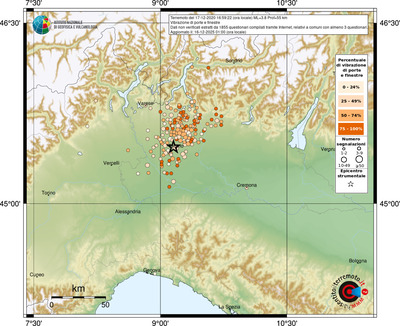 Mappa comuni con almeno 3 questionari